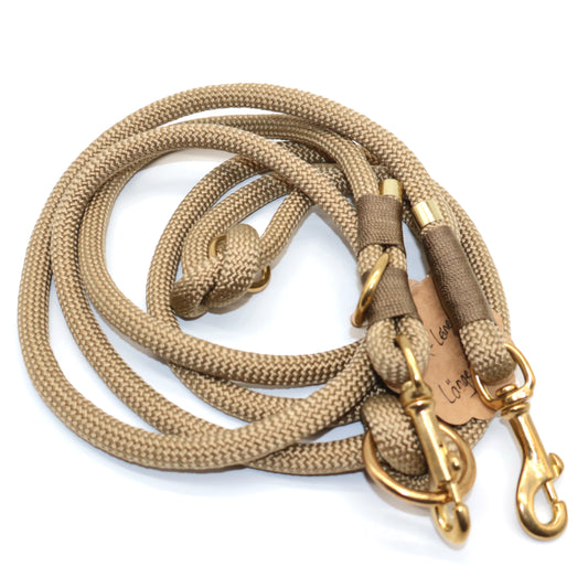 2,5m Tauleine 10mm für mittlere Hunde *Khaki*