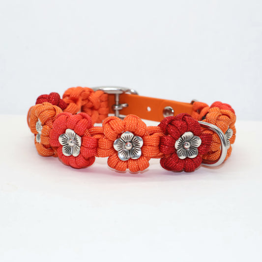 Blumen Halsband *Vulkano*