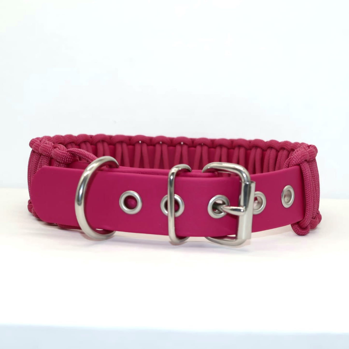 Halsband Biothane & Paracord *Rosebay*