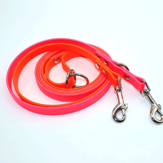 13mm Biothane Leine *Neon Orange & Neon Pink*