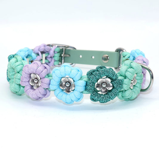 Blumen Halsband *Mermaid Lila*