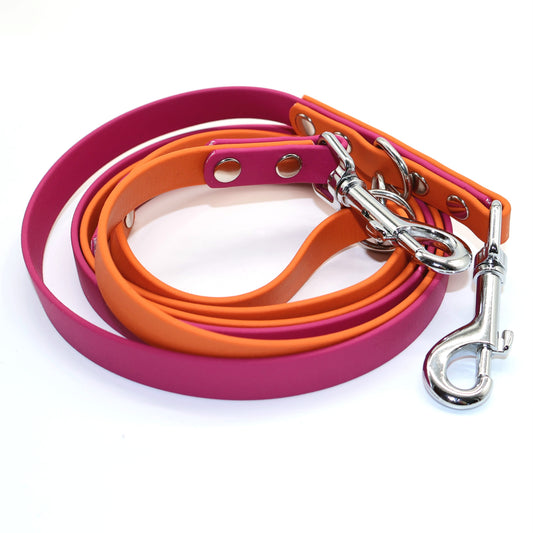 13mm Biothane Leine *Beere & Orange*