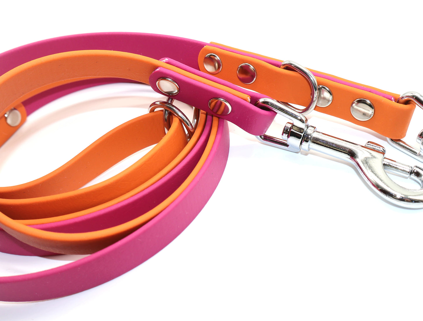 13mm Biothane Leine *Beere & Orange*
