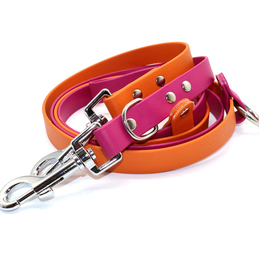 19mm Biothane Leine *Beere & Orange*