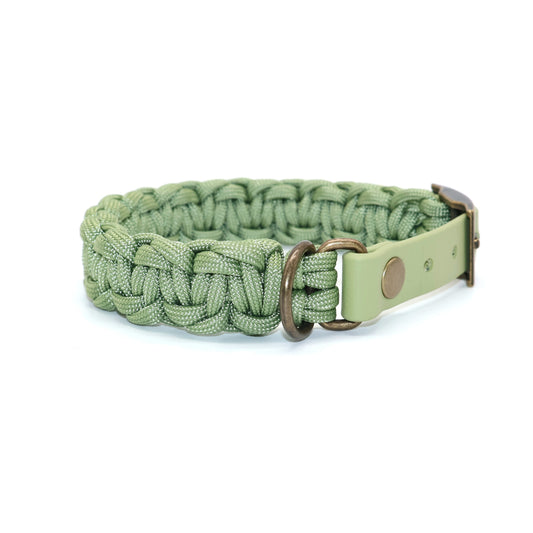 Mini Halsband geflochten *Guacamole*