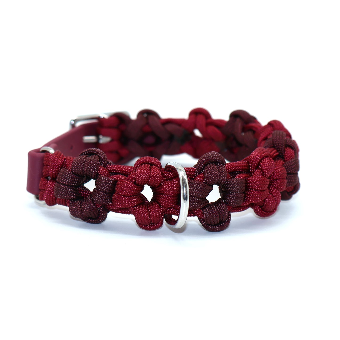 Mini Blumen Halsband *Burgunder & Maroon*