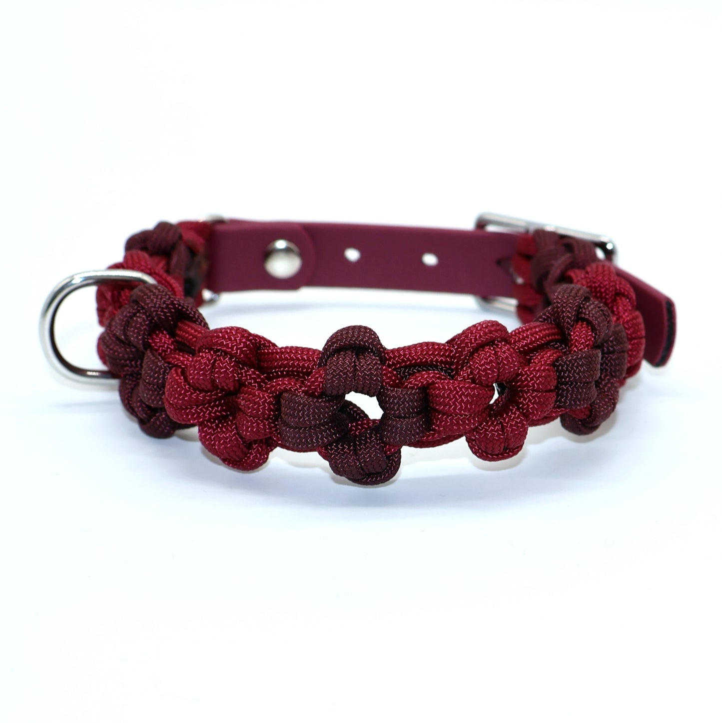 Mini Blumen Halsband *Burgunder & Maroon*