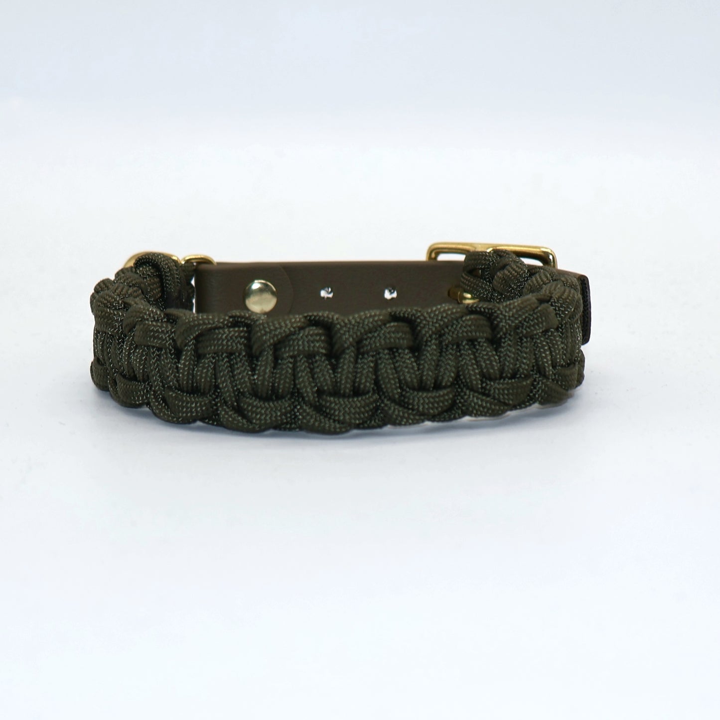 Mini Halsband geflochten *Oliv*