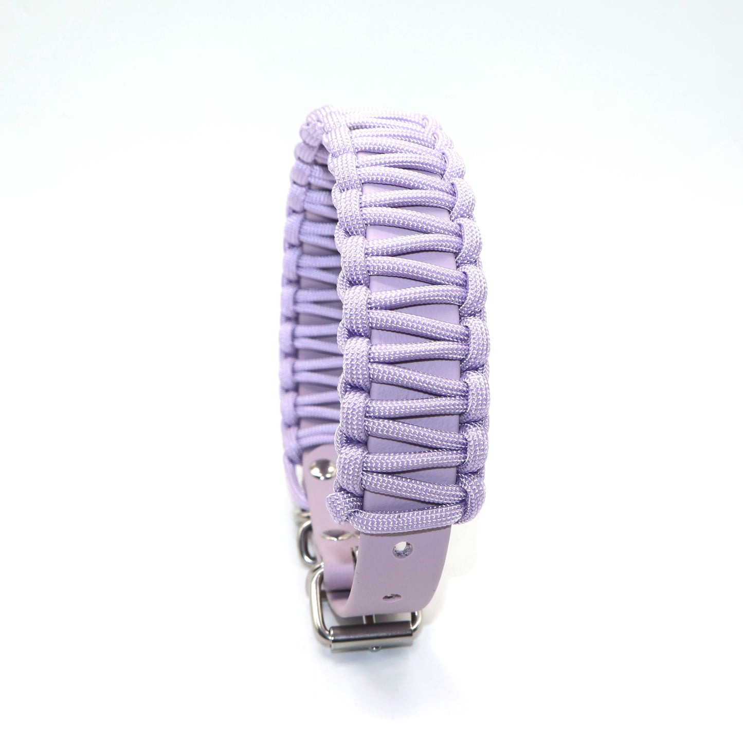 Halsband Biothane & Paracord *Helles lila*