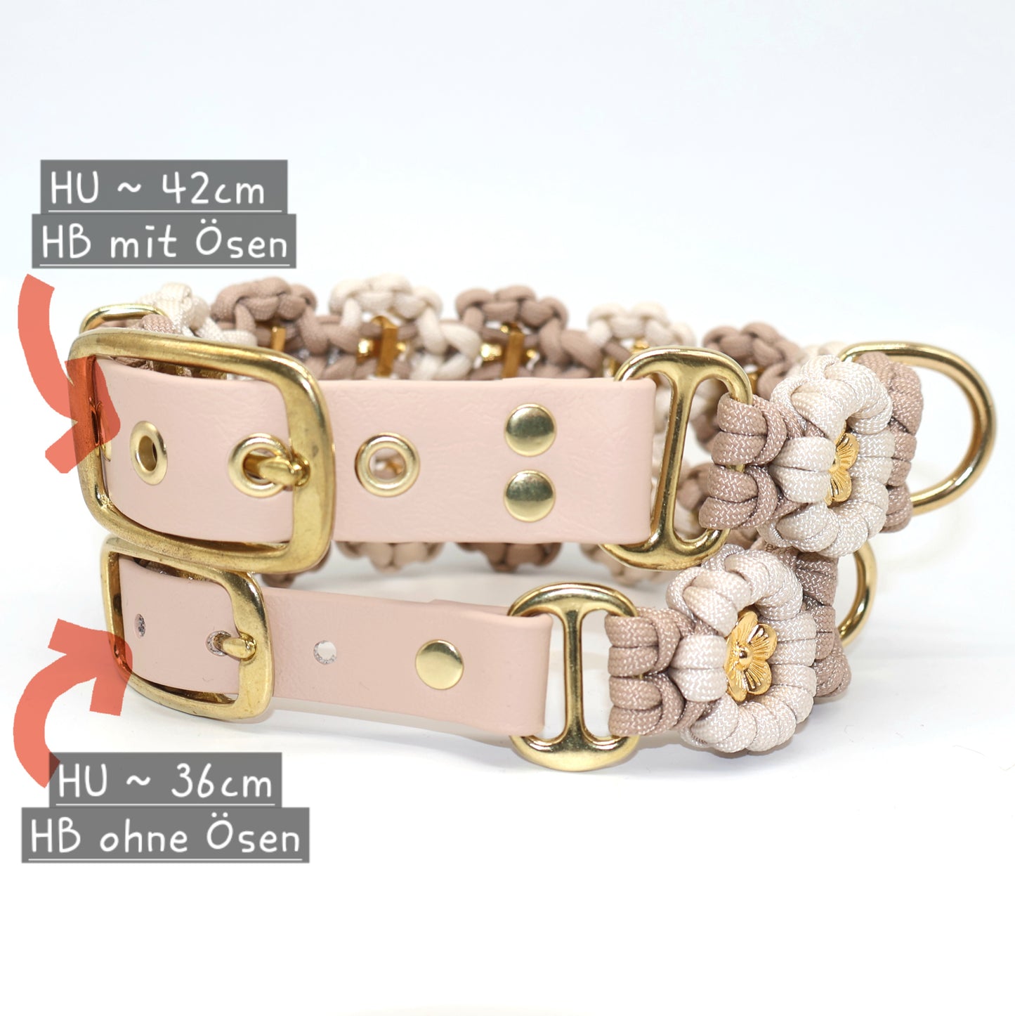 Flower Necklace *Mocca-Cream*