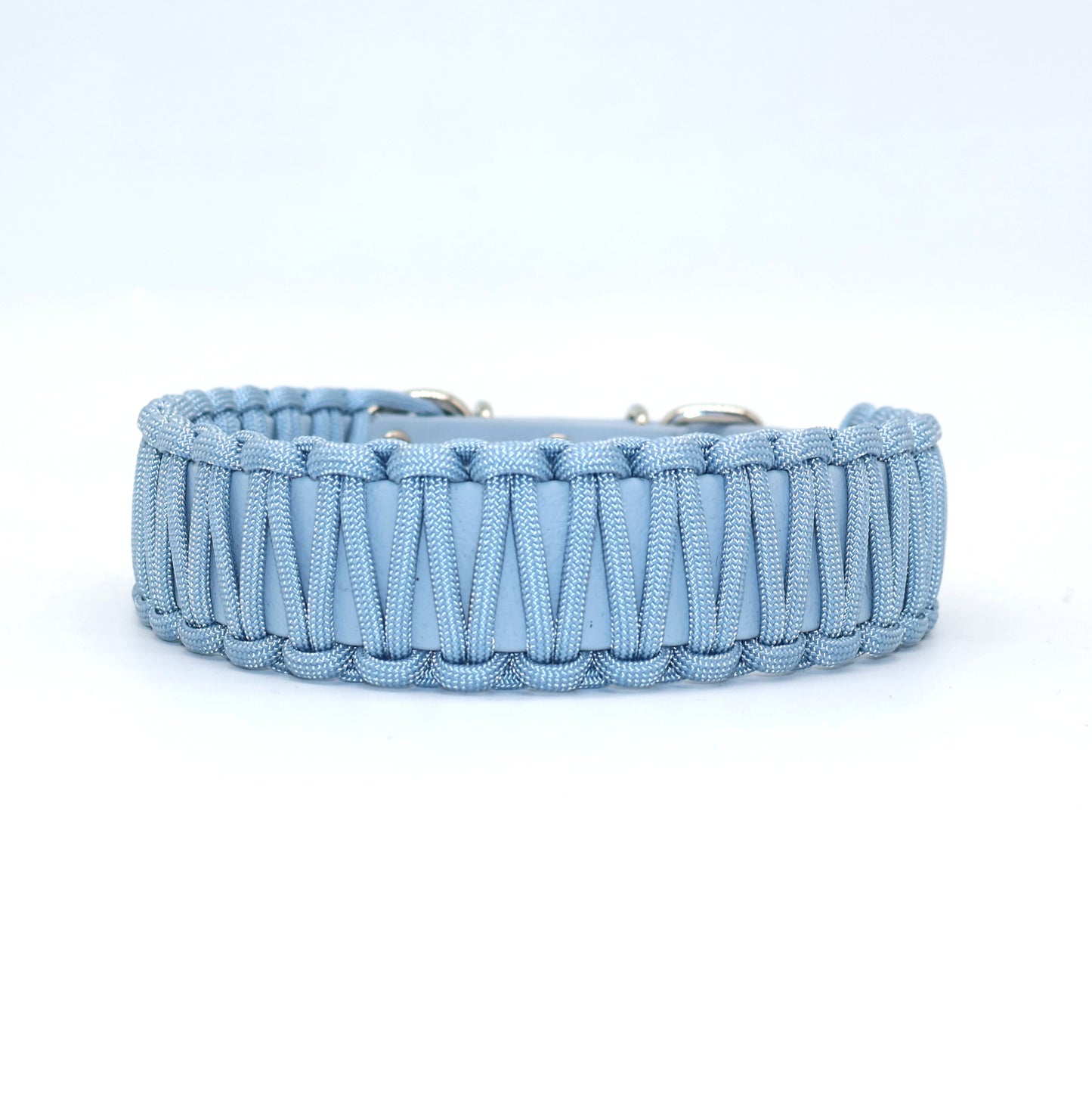 Halsband Biothane & Paracord *Eisblau* 40-47