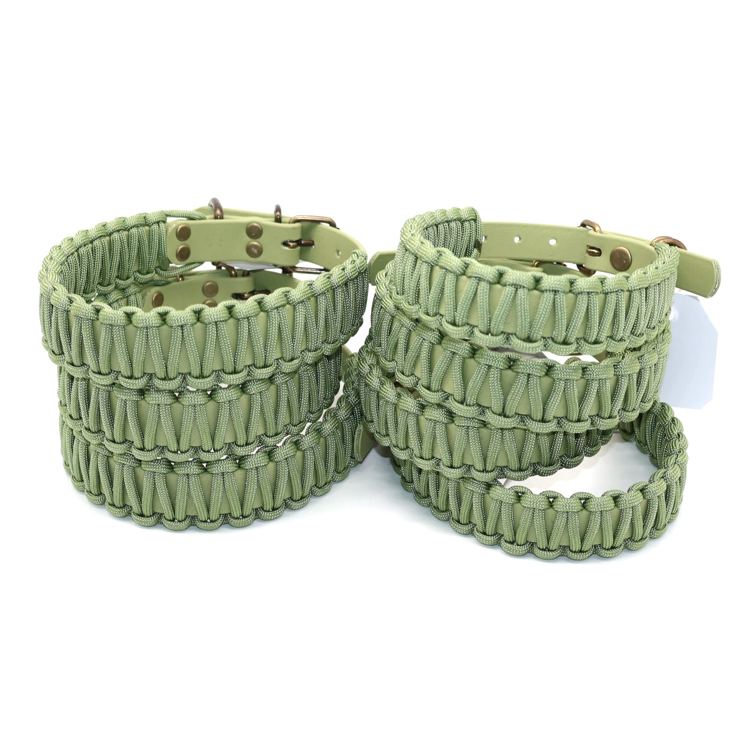 Halsband Biothane & Paracord *Guacamole (Antik)* 27-40cm
