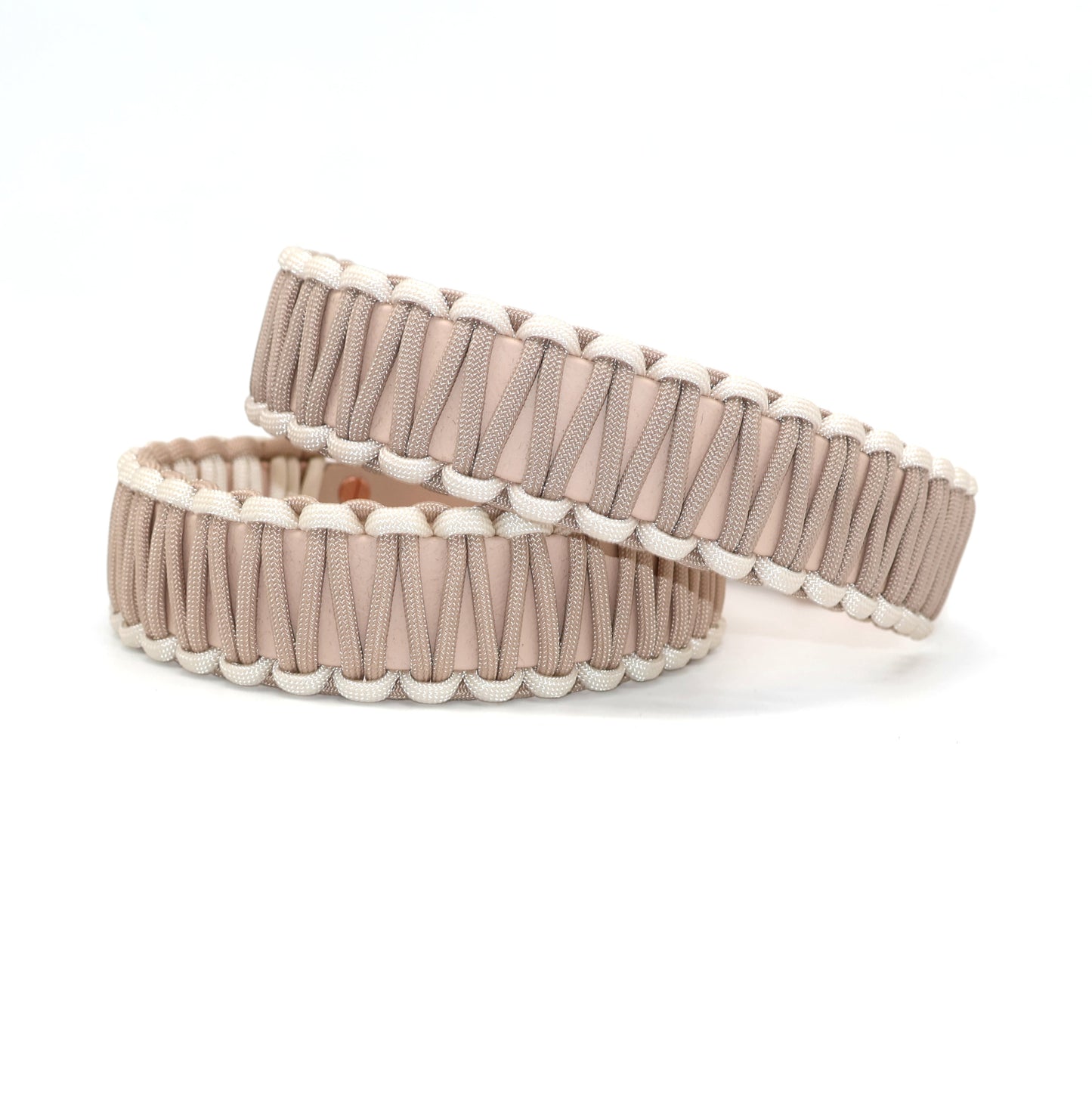Halsband Biothane & Paracord *Beige (Rosé)* 36-48cm