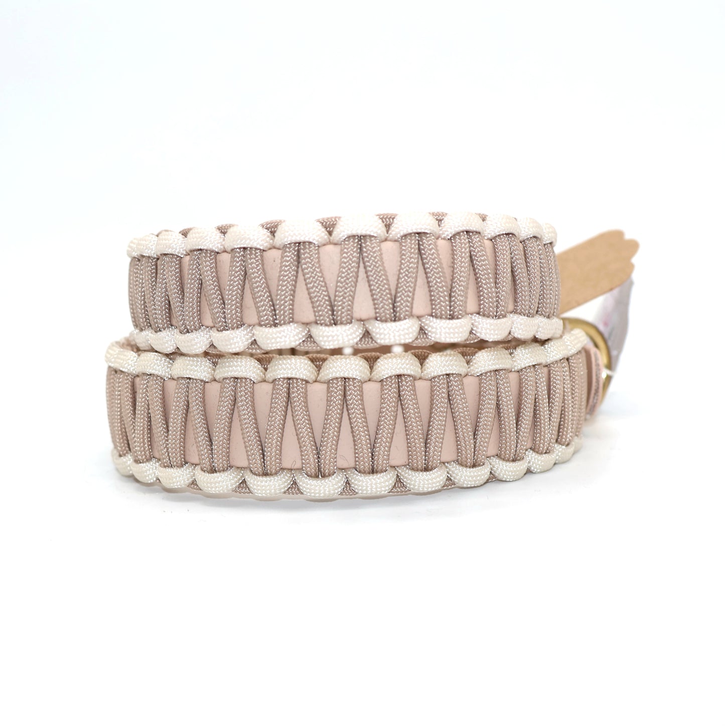 Halsband Biothane & Paracord *Beige (Gold)* 27-38cm