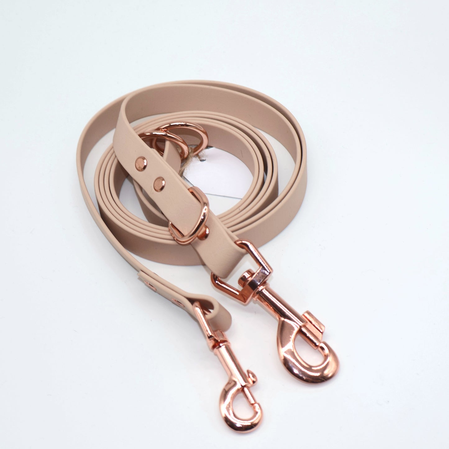 2,2m & 19mm breite Biothane Leine *Beige*