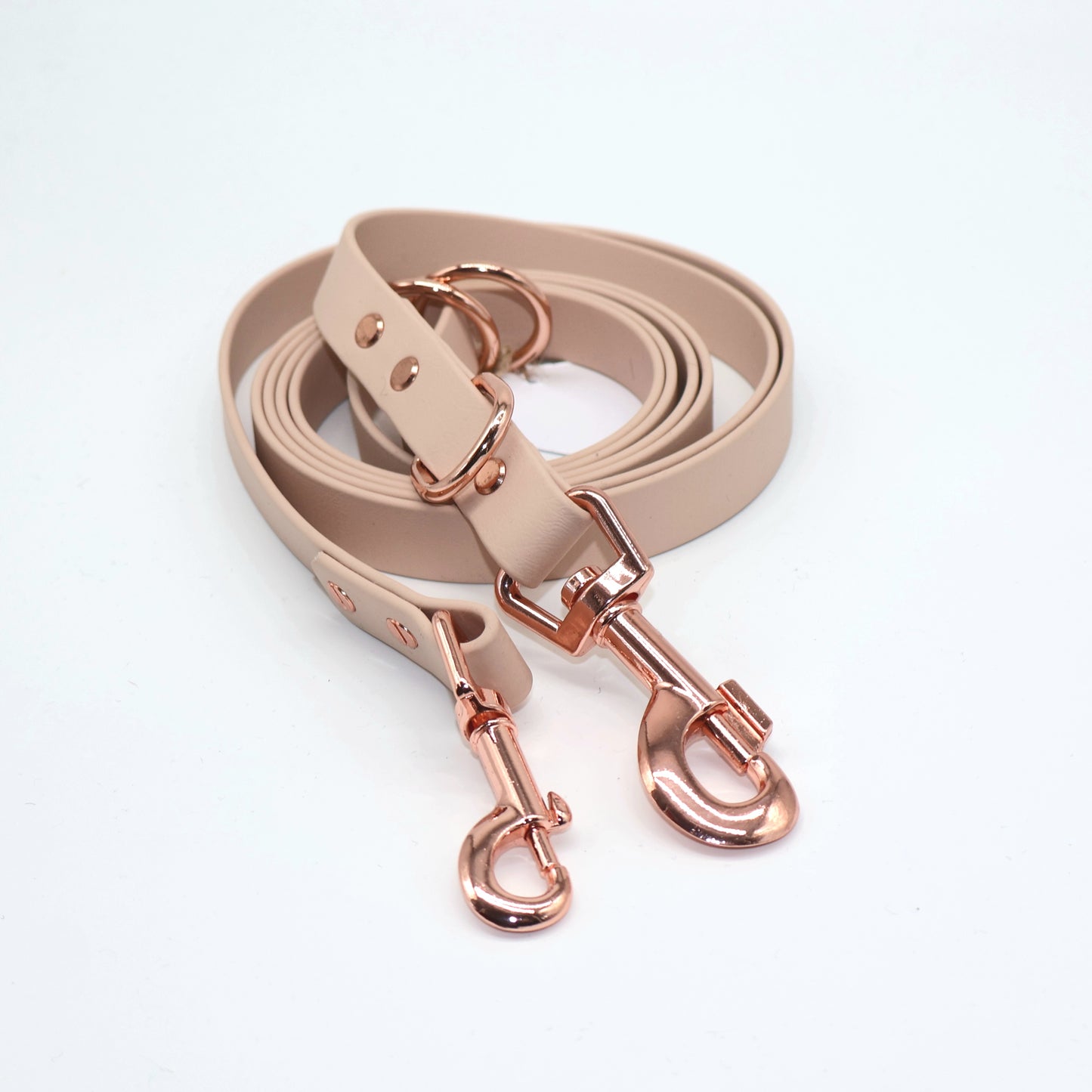 2,2m & 19mm breite Biothane Leine *Beige*