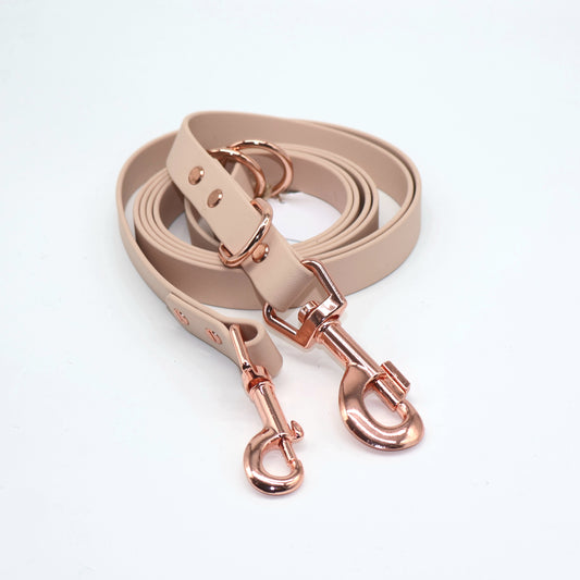2,2m & 19mm breite Biothane Leine *Beige*