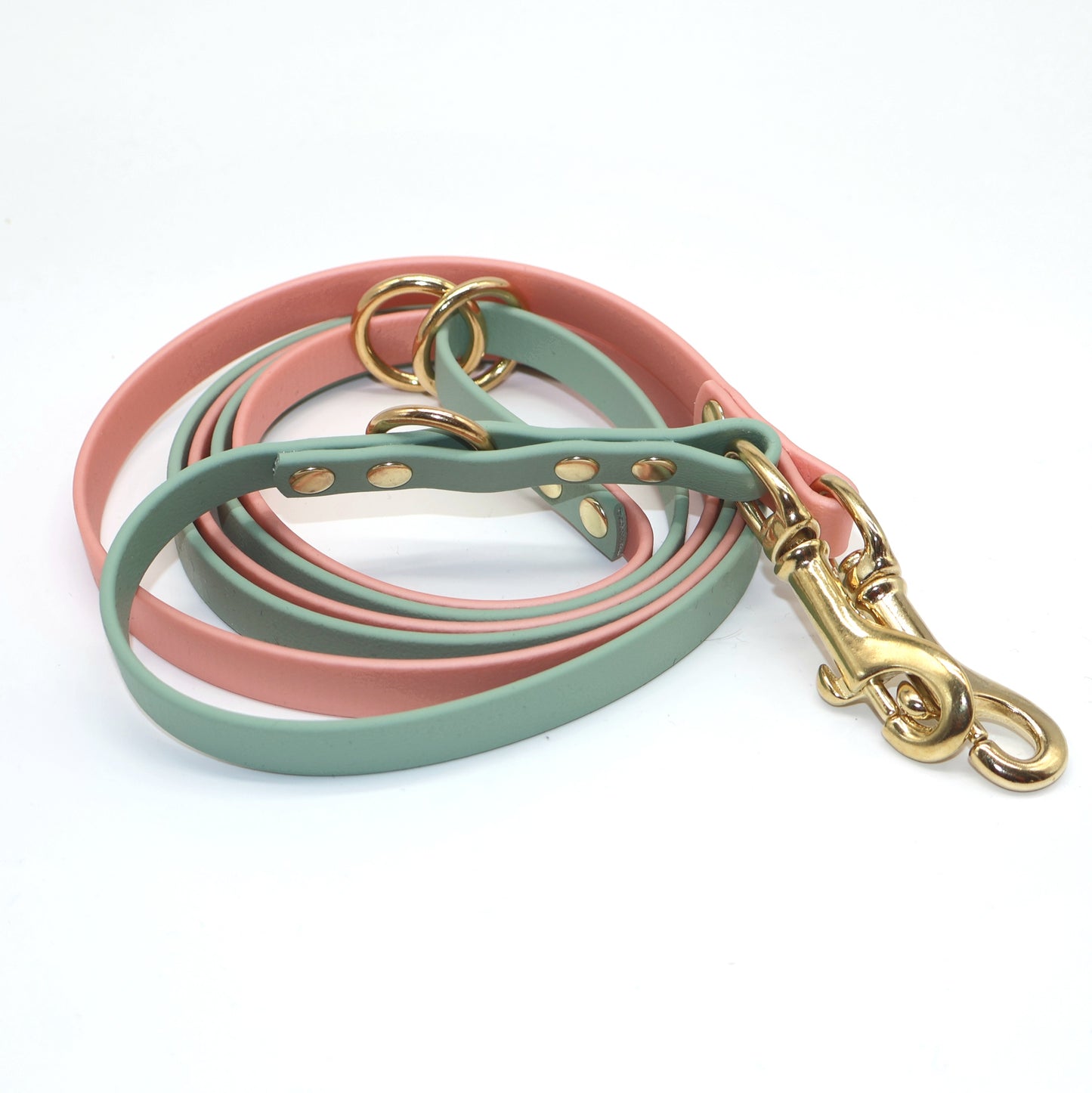 13mm Biothane Leine *Mint & Rosé*
