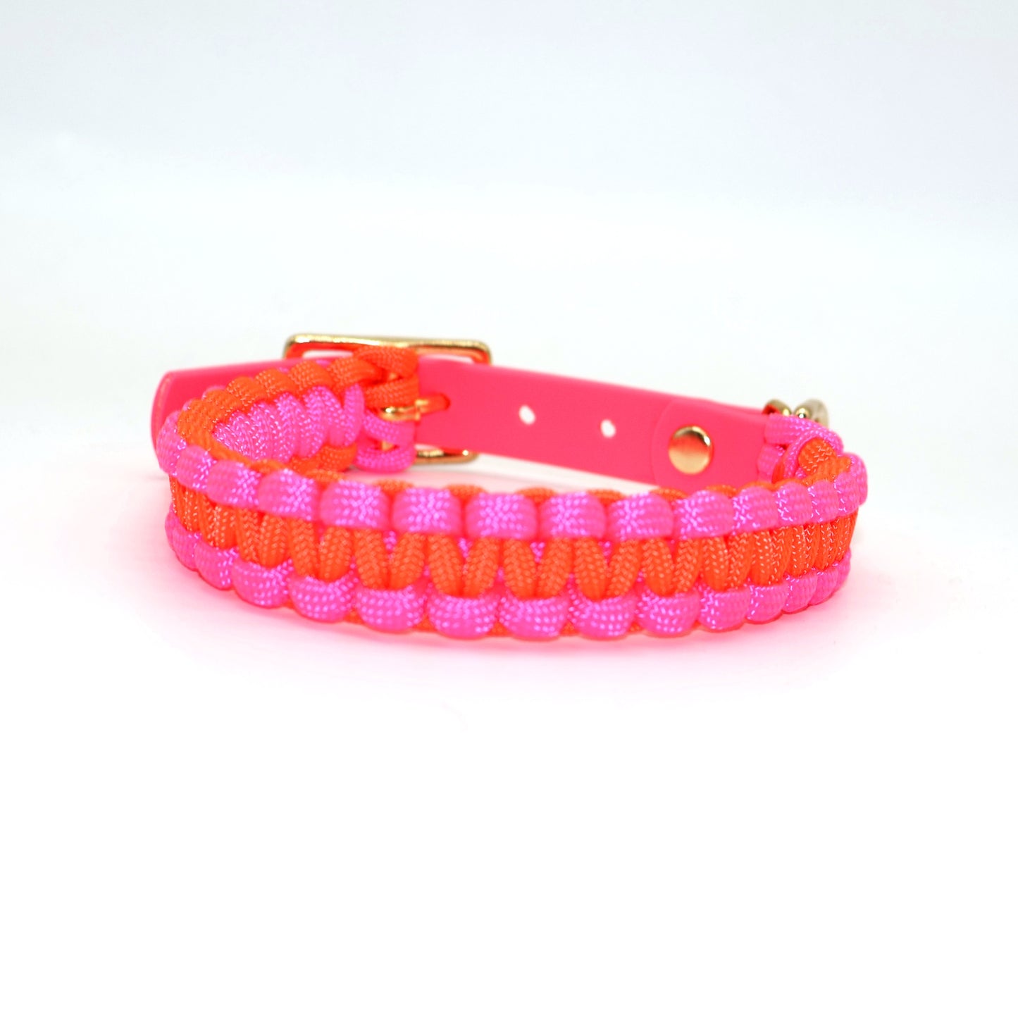 Mini Halsband *Neon Orange & Neon Pink*