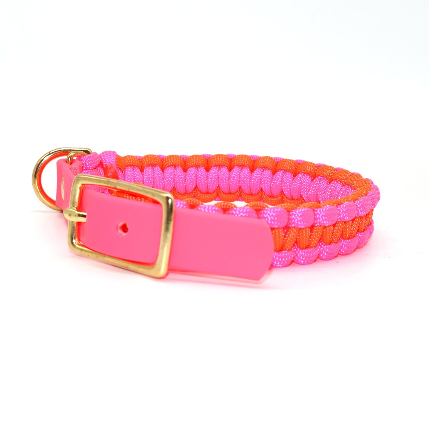Mini Halsband *Neon Orange & Neon Pink*