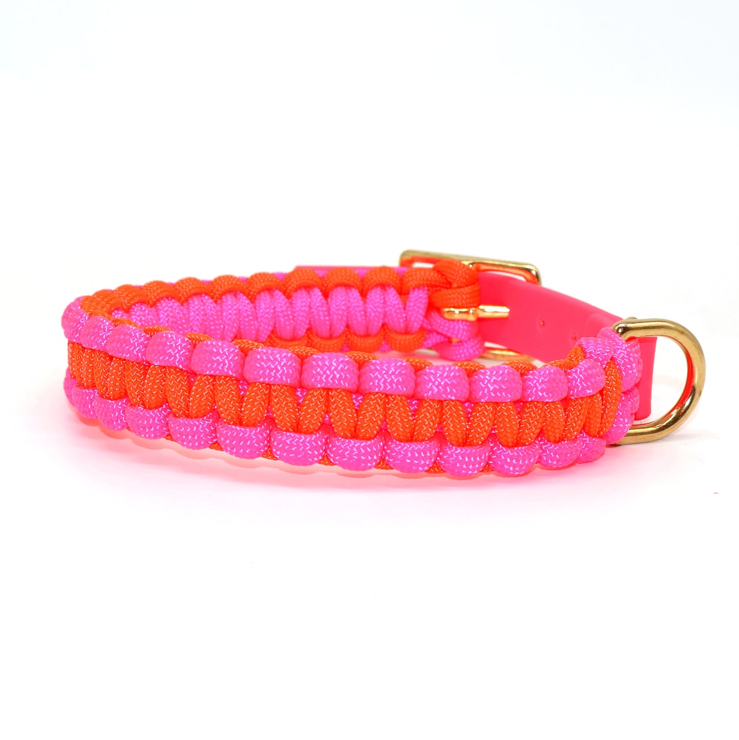 Mini Halsband *Neon Orange & Neon Pink*