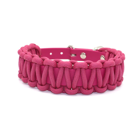 Halsband Biothane & Paracord *Rosebay* 26-32cm
