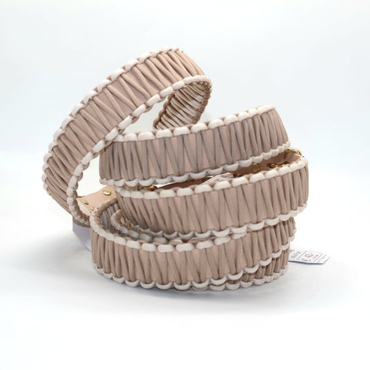Halsband Biothane & Paracord *Beige (Gold)* 38-52cm