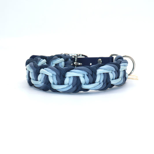 Halsband Biothane & Paracord *Jeans* 30-34,5cm