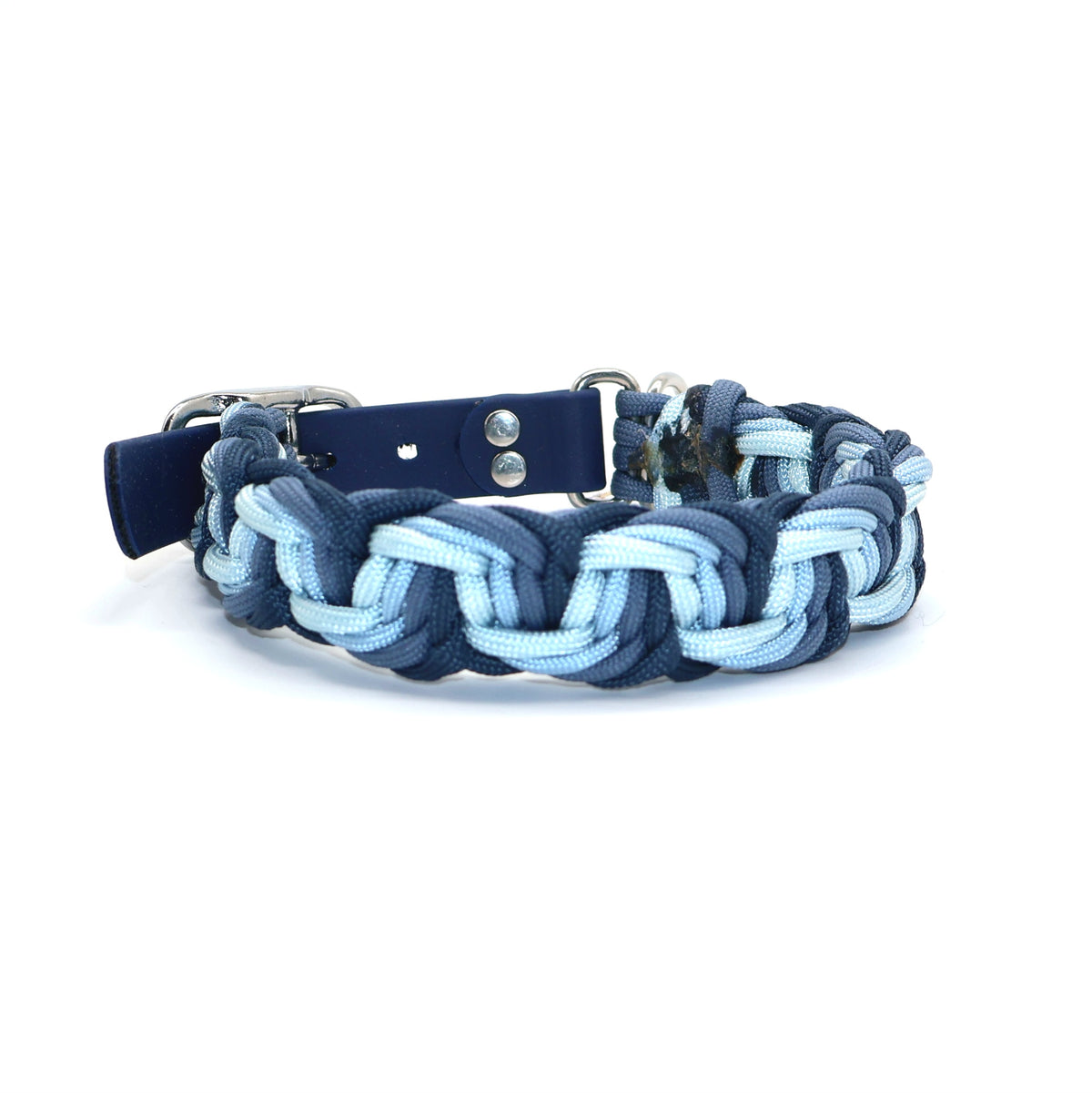 Halsband Biothane & Paracord *Jeans* 30-34,5cm