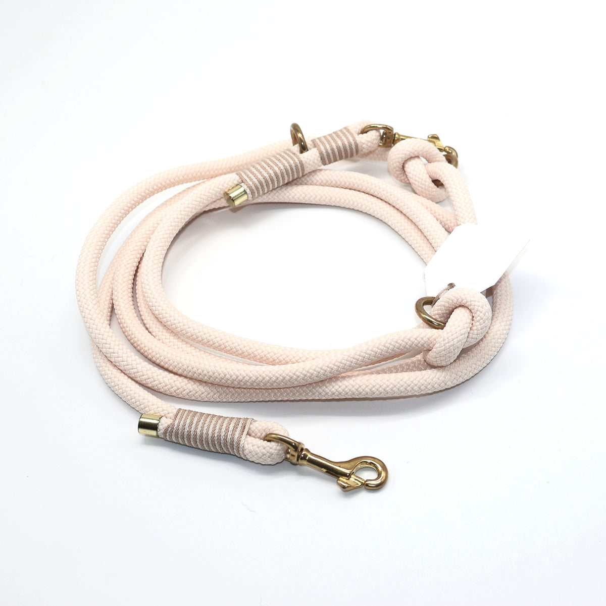 2,0m(8mm Stärke) PPM Leine *Creme* für kleinere Hunde