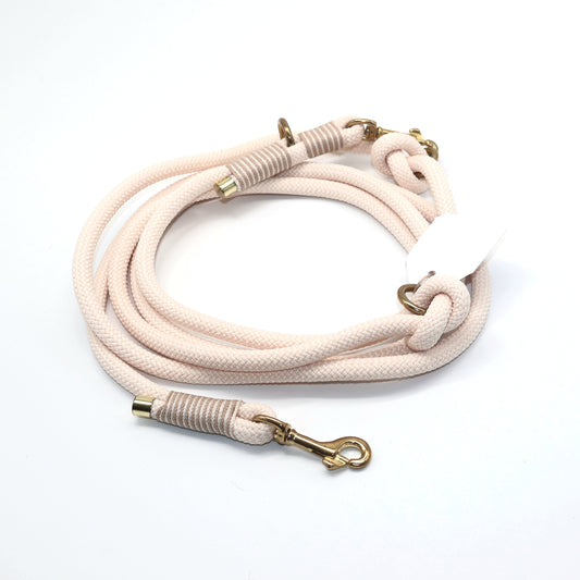 2,0m(8mm Stärke) PPM Leine *Creme* für kleinere Hunde