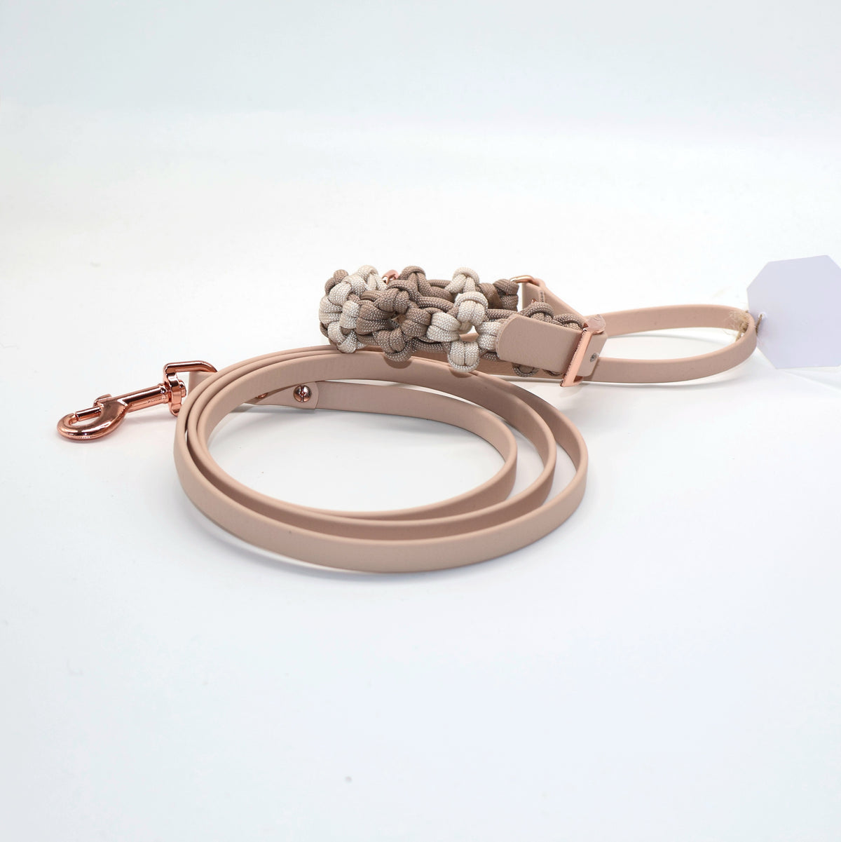 1,3m & 9mm Biothane Leine *Beige (Rosé)*