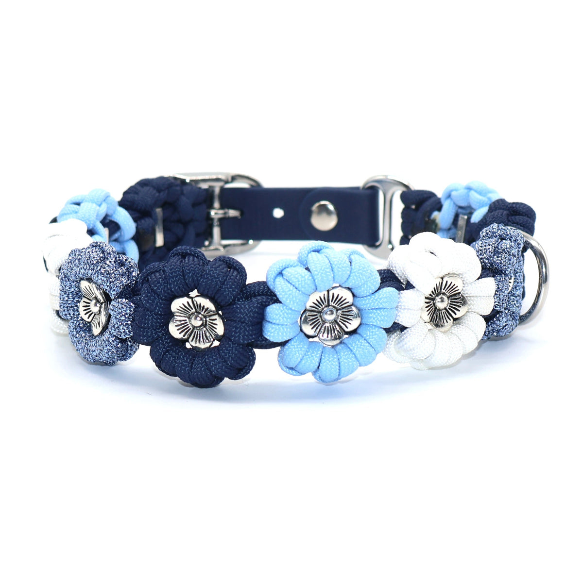 Blumen Halsband *Blau*