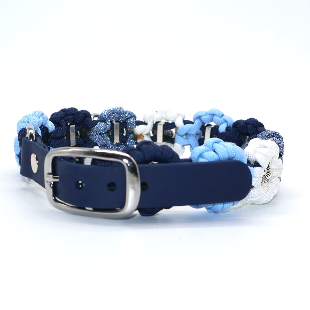 Blumen Halsband *Blau*