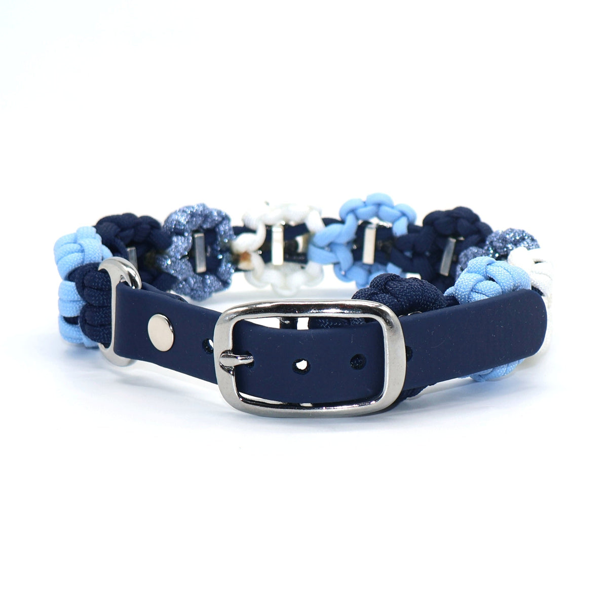Blumen Halsband *Blau*
