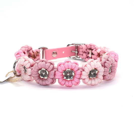 Blumen Halsband *Pastell Rosa* 36-41cm
