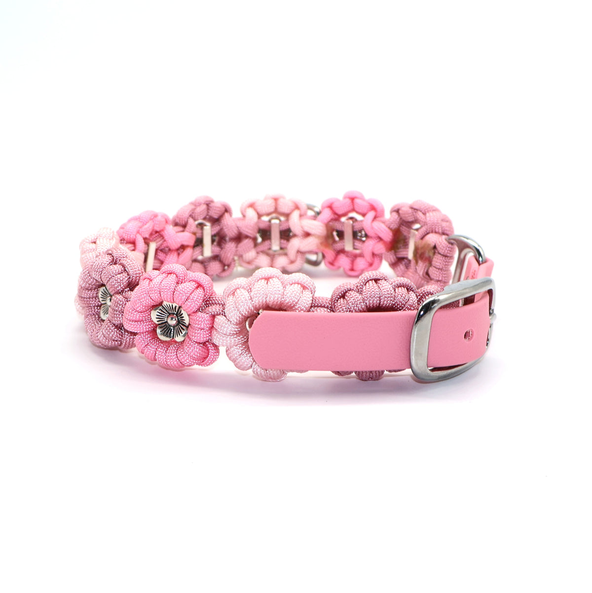 Blumen Halsband *Pastell Rosa* 36-41cm
