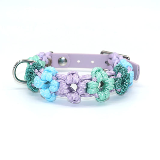 Mini Blumen Halsband *Mermaid Lila*