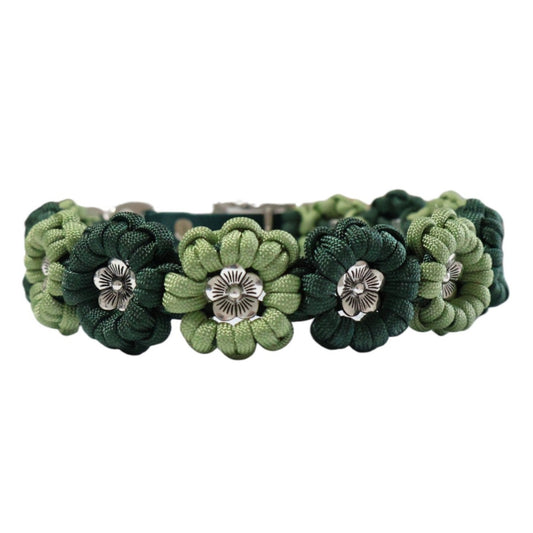 Blumen Halsband *Grün*