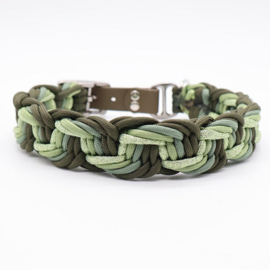 Erstelle dein eigenes Unikat - Paracord Halsband geflochten #2 5-Stränge