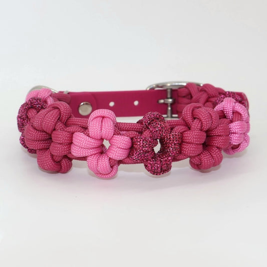 Mini Flower Necklace *Fuchsia &amp; Bubble Gum*