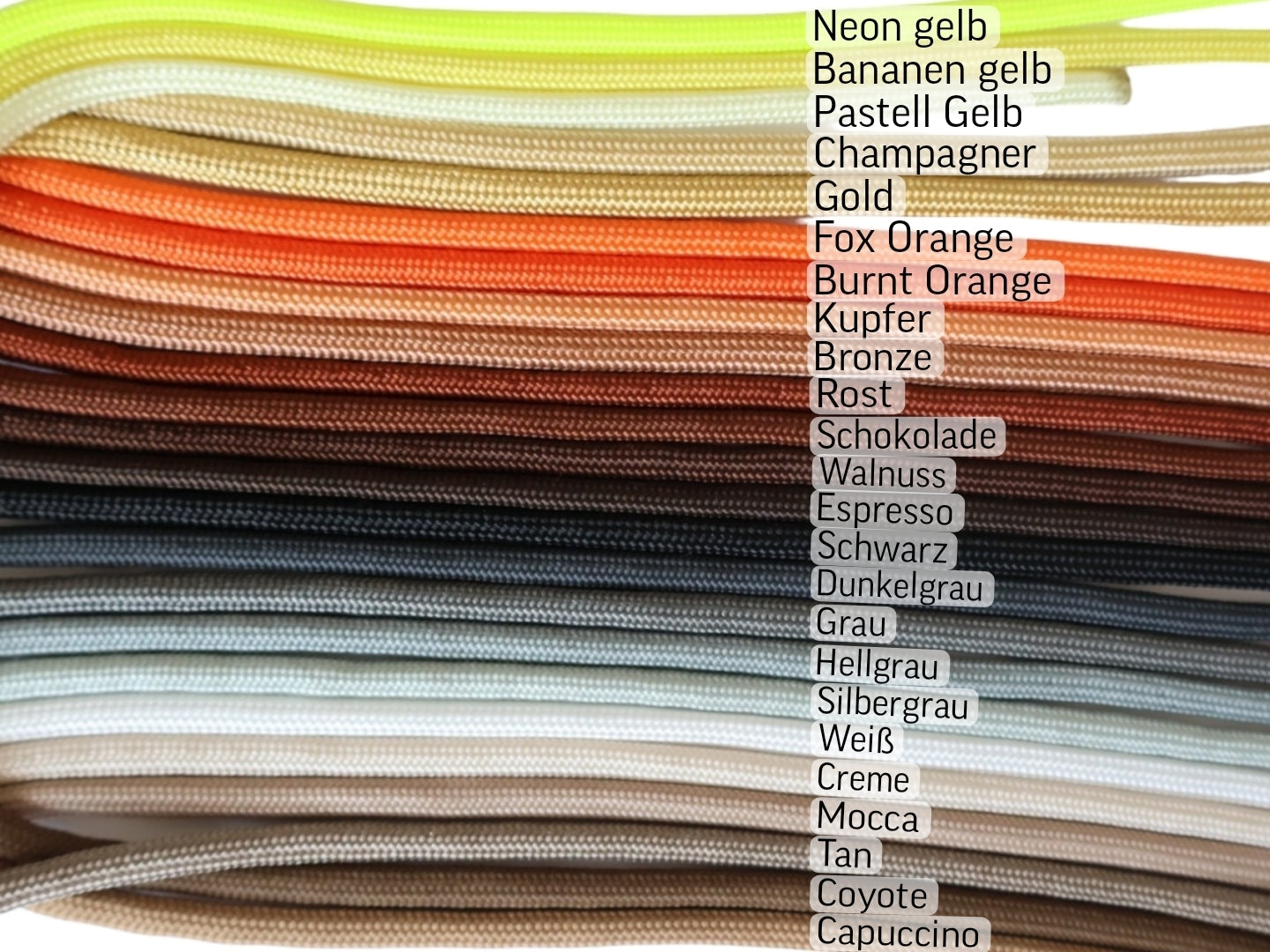 Designe dein eigenes Unikat - Paracord & Biothane Leine