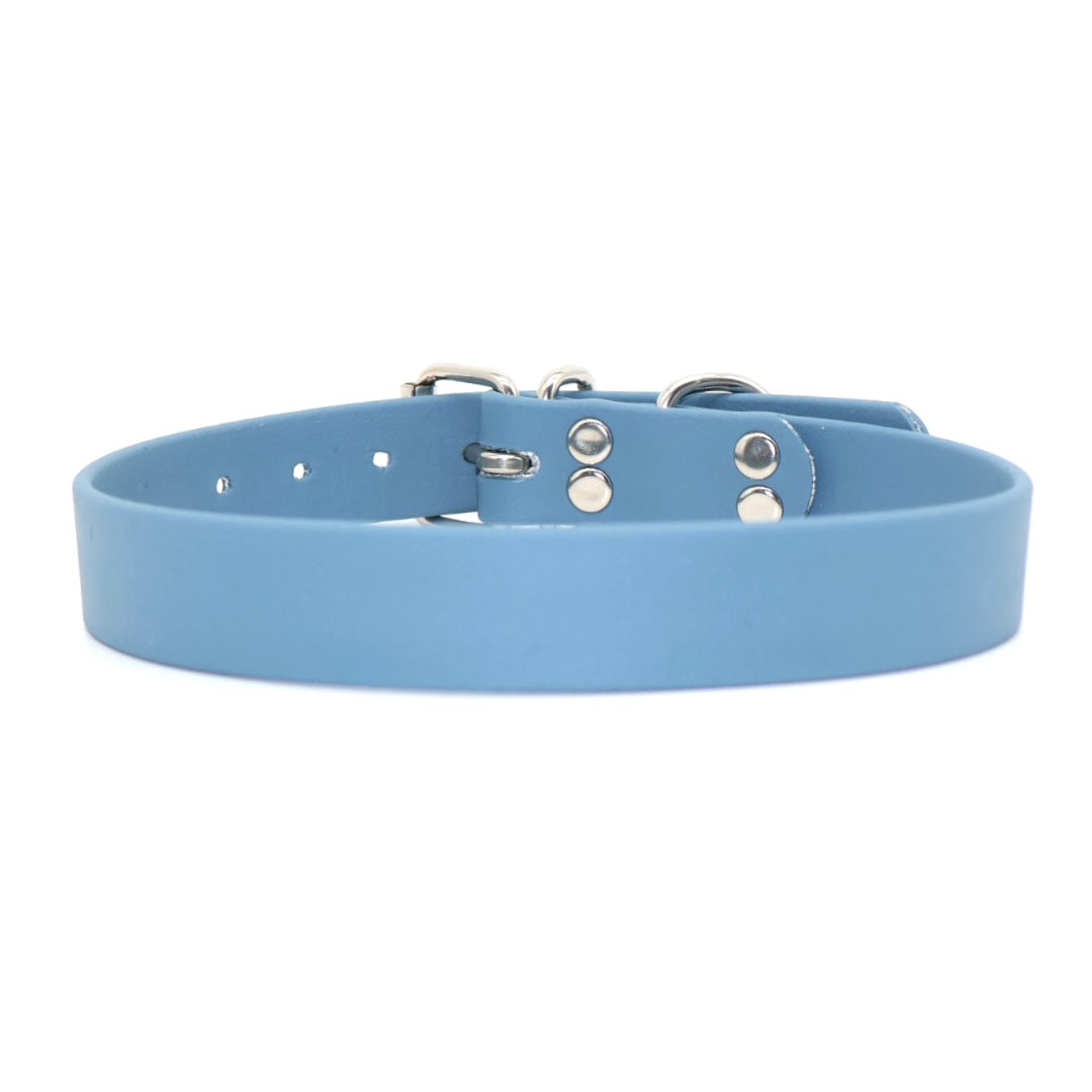 32-38cm & 2cm breites Halsband Biothane *Jeans*