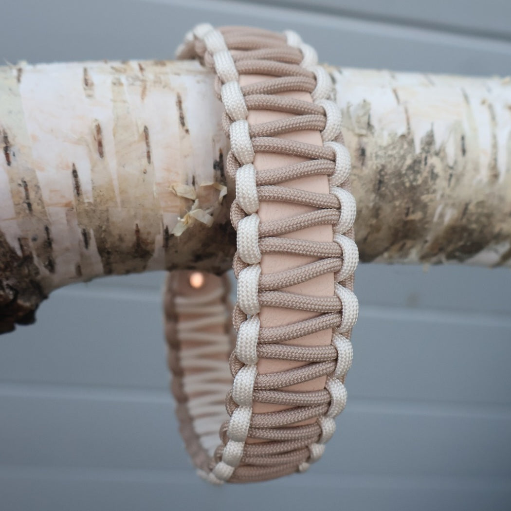 Collar Biothane &amp; Paracord *Mocha*