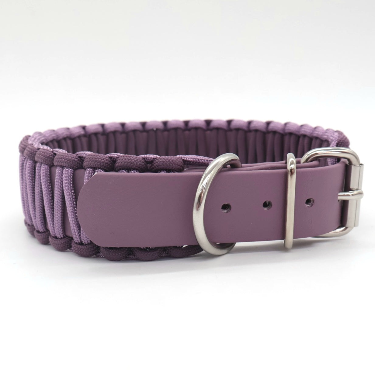 Collar Biothane &amp; Paracord *Dark Lilac*