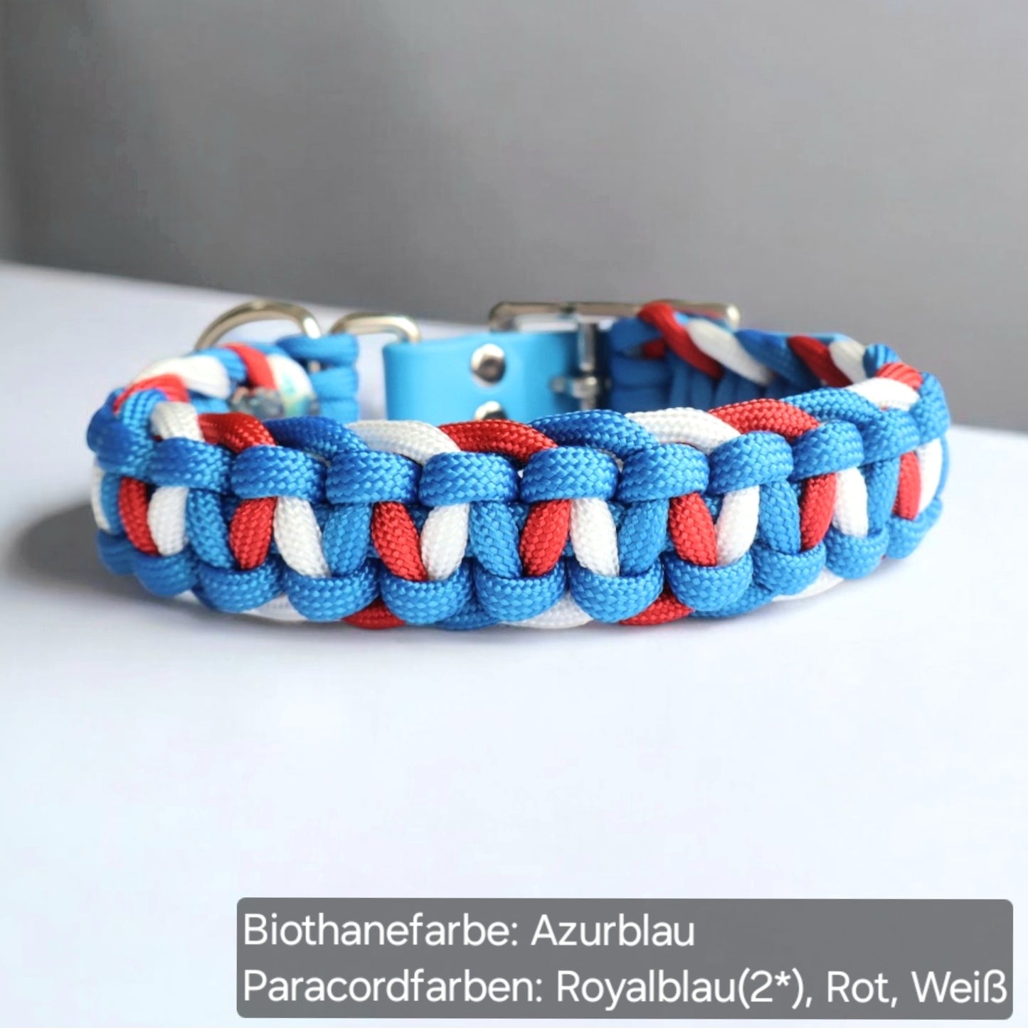 Erstelle dein eigenes Unikat - Paracord Halsband geflochten #1