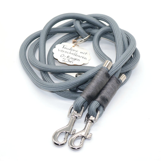 Tauleine 10mm *Grau-Silber* Länge 2,3m