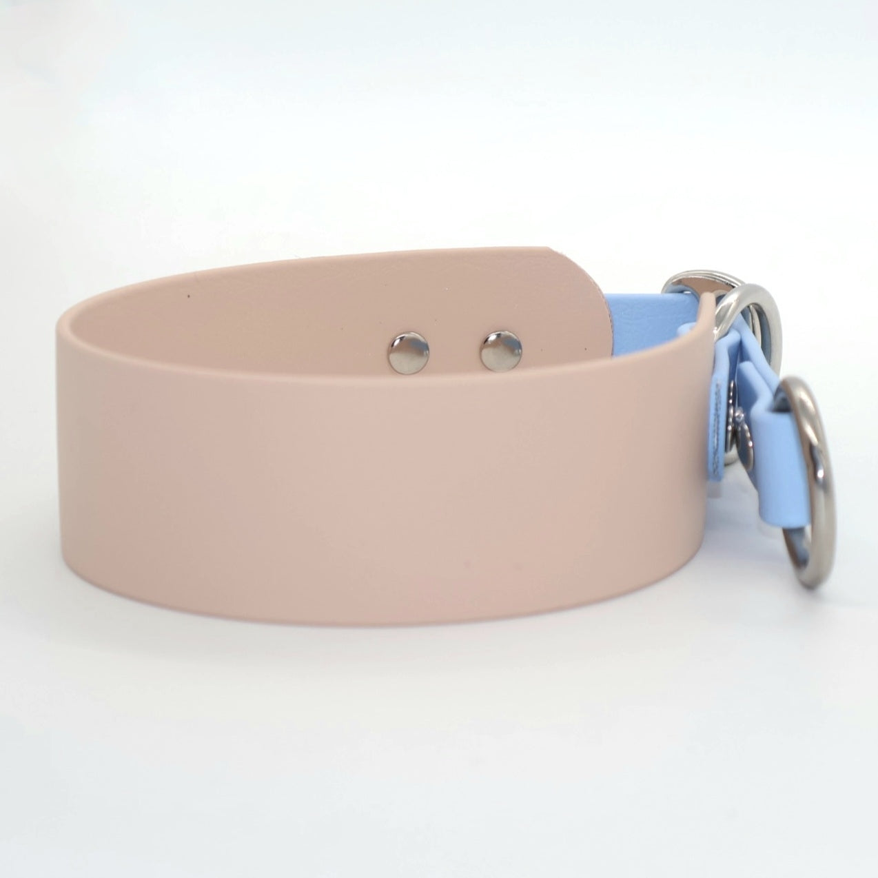 Choke Collar Biothane *Mocca &amp; Polar Blue*