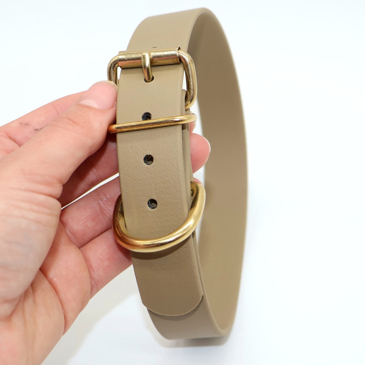Collar Biothane *Beige/Khaki*